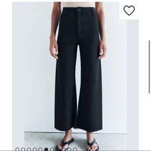 Zara Marine Wide Leg Jeans